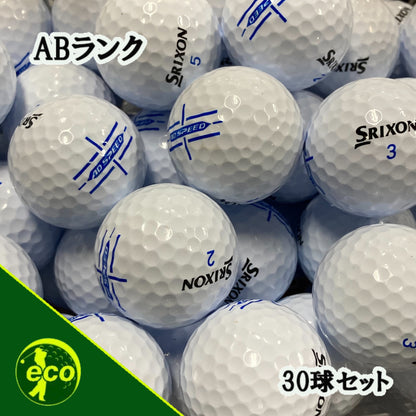 ロストボール スリクソン SRIXON AD SPEED ホワイト 30球 【ABランク】 ゴルフボール 【中古】