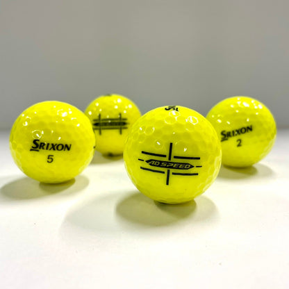 ロストボール スリクソン SRIXON AD SPEED パッションイエロー 30球 【ABランク】 ゴルフボール 【中古】