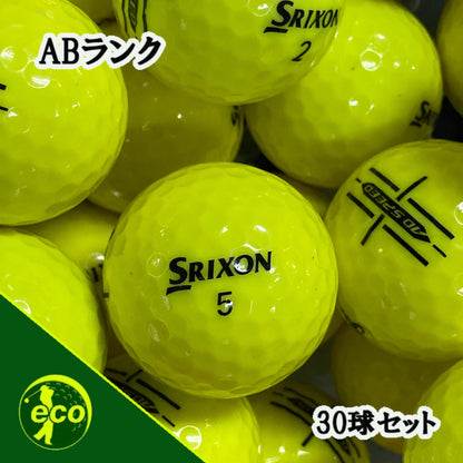 ロストボール スリクソン SRIXON AD SPEED パッションイエロー 30球 【ABランク】 ゴルフボール 【中古】