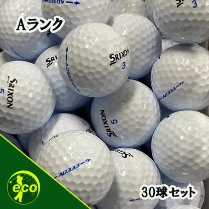 ロストボール スリクソン SRIXON AD333 ホワイト 30球 【Aランク】 ゴルフボール 【中古】