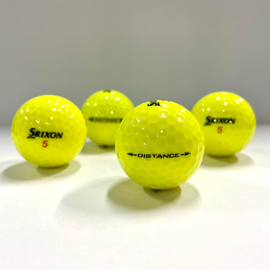 ロストボール スリクソン SRIXON ディスタンス DISTANCE イエロー 30球 【Aランク】 ゴルフボール 【中古】