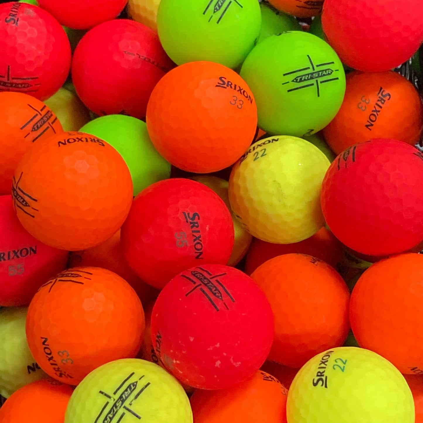 ロストボール スリクソン SRIXON 混合 マットカラー 20球 【ABランク】 ゴルフボール 【中古】