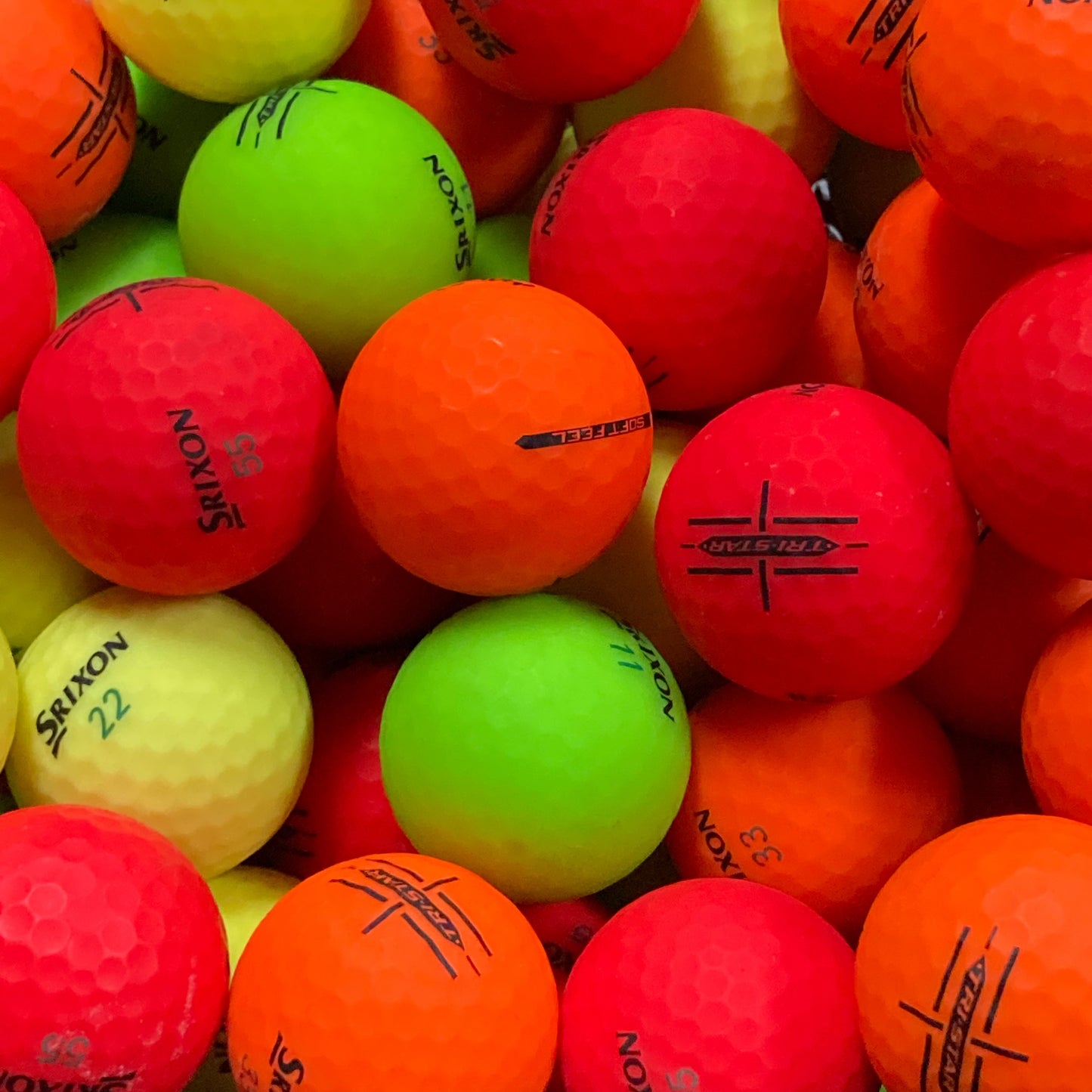 ロストボール スリクソン SRIXON 混合 マットカラー 20球 【ABランク】 ゴルフボール 【中古】