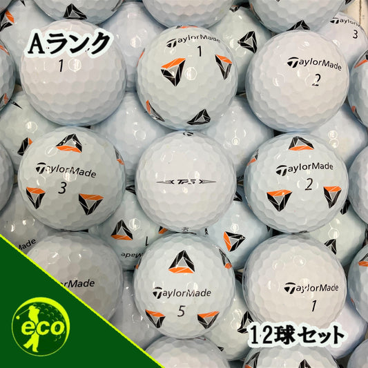 ロストボール テーラーメイド TaylorMade TP5 2021年 ホワイト 12球 【Aランク】 ゴルフボール 【中古】