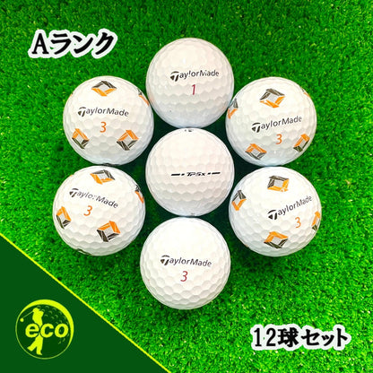 ロストボール テーラーメイド TaylorMade TP5x 2024年 ホワイト 12球 【Aランク】