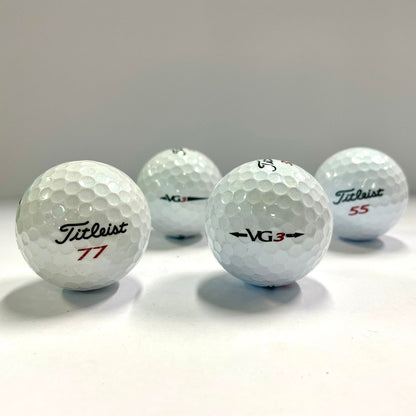 ロストボール タイトリスト Titleist VG3 年代混合 ホワイト 20球 【ABランク】