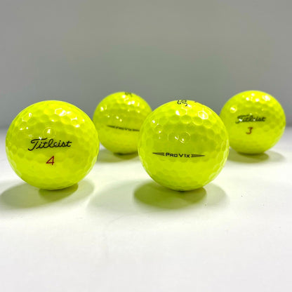 ロストボール タイトリスト Titleist PRO V1x 2019年 イエロー 12球 【Aランク】 ゴルフボール 【中古】