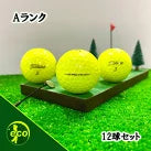 ロストボール タイトリスト Titleist PRO V1x 2019年 イエロー 12球 【Aランク】 ゴルフボール 【中古】