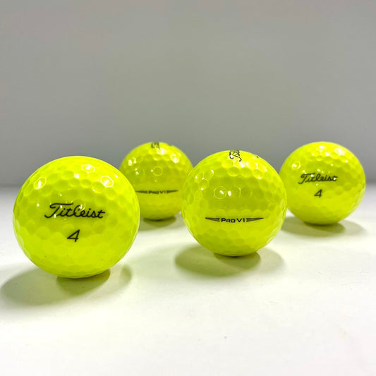 ロストボール タイトリスト Titleist PRO V1 2019年 イエロー 12球 【Aランク】 ゴルフボール 【中古】