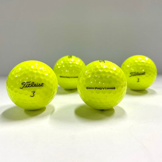 ロストボール タイトリスト Titleist PRO V1 2021年 イエロー 12球 【Aランク】 ゴルフボール 【中古】