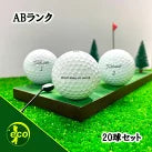 ロストボール タイトリスト Titleist PRO V1 2021年 ホワイト 20球 【ABランク】 ゴルフボール 【中古】