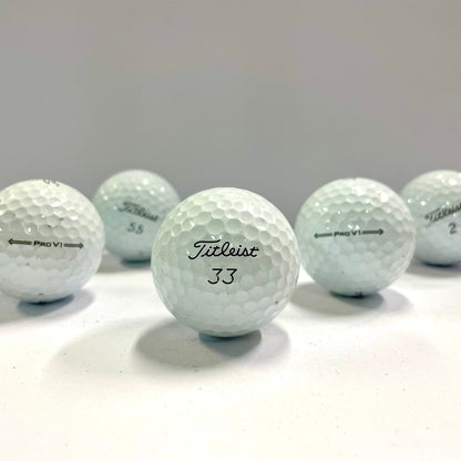 ロストボール タイトリスト PRO V1 2021年 ホワイト 30球 Bランク 中古 ゴルフボール エコボール