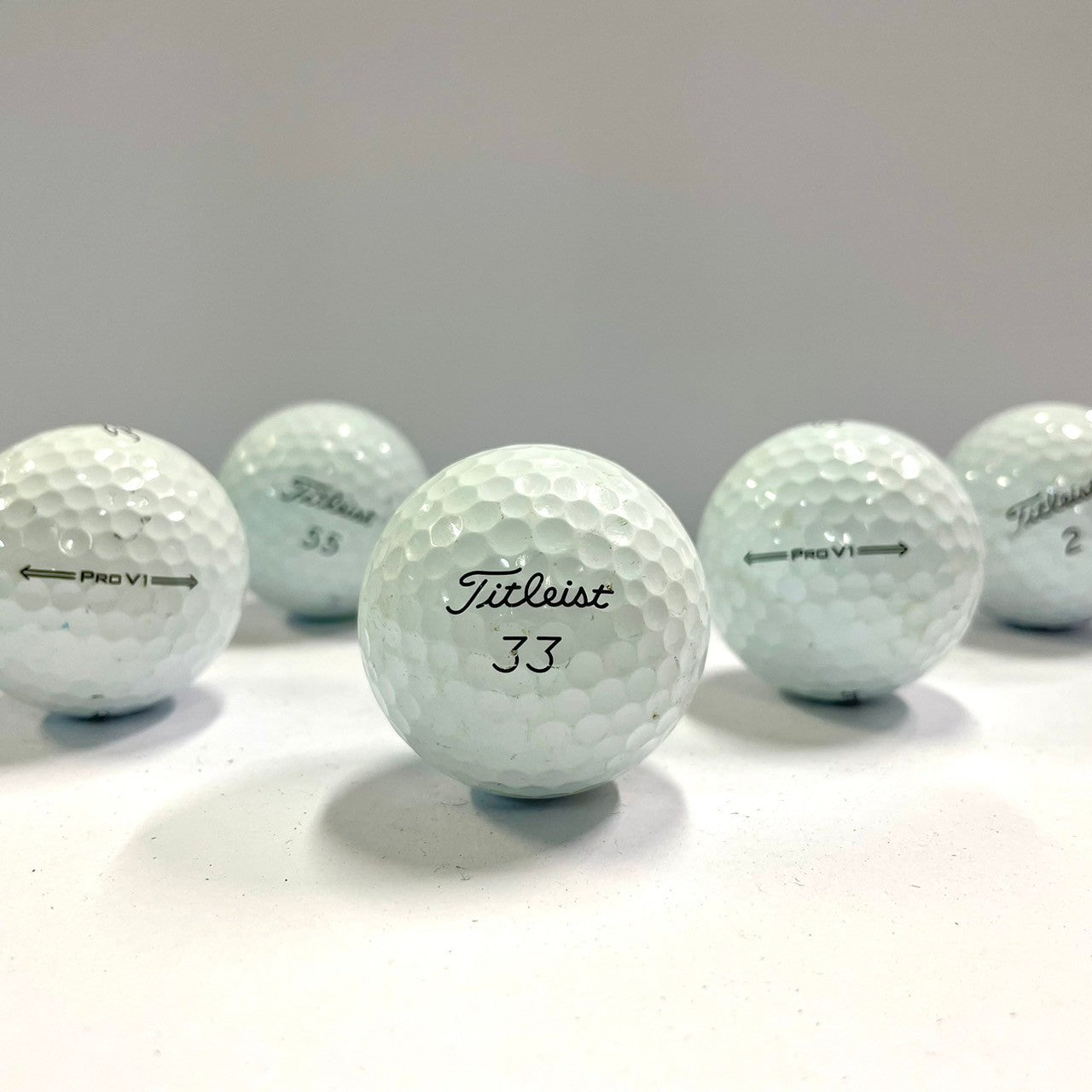 ロストボール タイトリスト PRO V1 2021年 ホワイト 20球 Bランク 中古 ゴルフボール エコボール