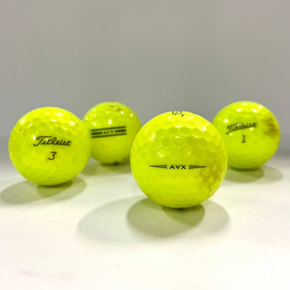 ロストボール タイトリスト Titleist AVX 混合 イエロー 20球 【Bランク】 ゴルフボール 【中古】