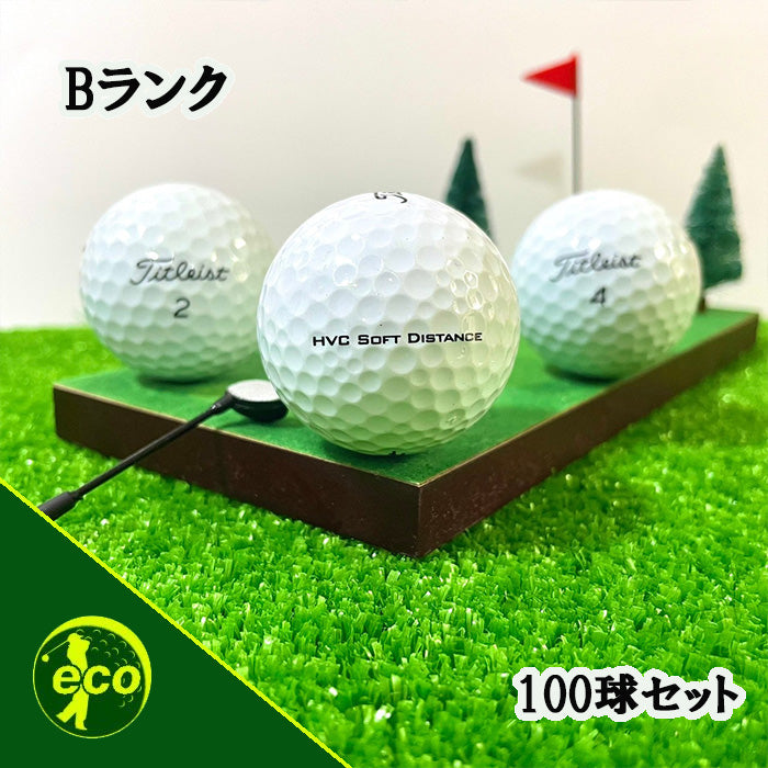 ロストボール タイトリスト Titleist 各種混合 ホワイト系 100球 【Bランク】