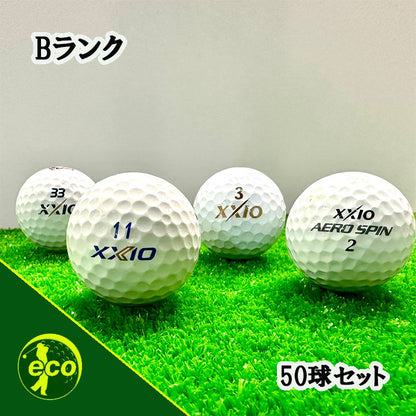 ロストボール ゼクシオ XXIO 各種混合 ホワイト 50球 PREMIUMを除く 【Bランク】