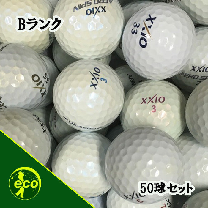 ロストボール ゼクシオ XXIO 各種混合 ホワイト 50球 PREMIUMを除く 【Bランク】