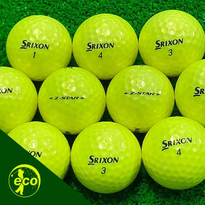 ロストボール スリクソン SRIXON Z-STAR 2021年 プレミアムパッションイエロー 20球 【ABランク】 ゴルフボール 【中古】