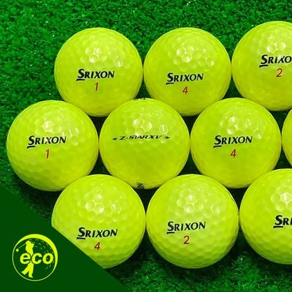 ロストボール スリクソン SRIXON Z-STAR XV 2021年 プレミアムパッションイエロー 12球 【Aランク】 ゴルフボール 【中古】