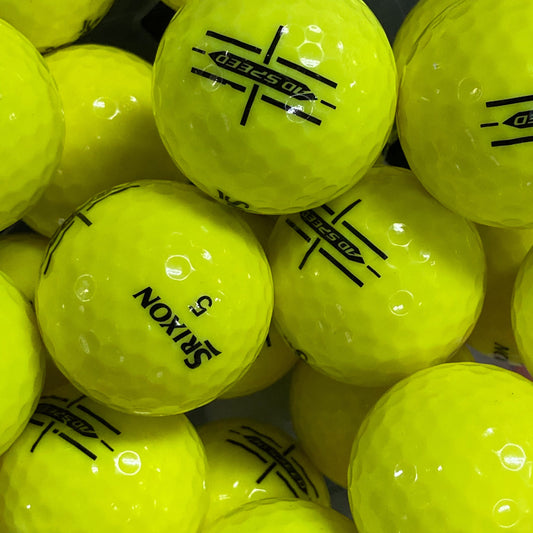 ロストボール スリクソン SRIXON AD SPEED 2020年 パッションイエロー 30球 【ABランク】 ゴルフボール 【中古】