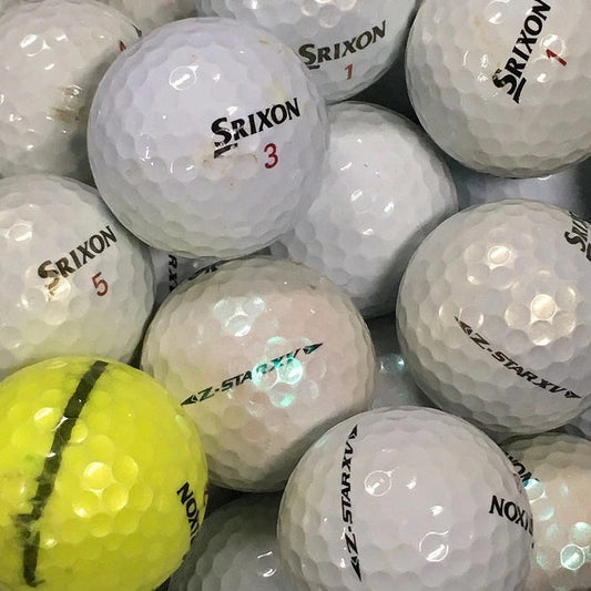 ロストボール スリクソン SRIXON Z-STAR XV 2019年 100球 【Bランク】 ゴルフボール 【中古】