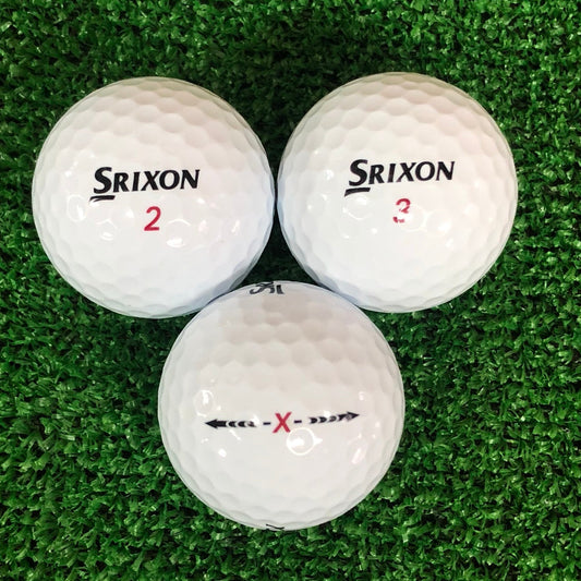 ロストボール スリクソン SRIXON X 2017年 ホワイト 20球 【ABランク】 ゴルフボール 【中古】