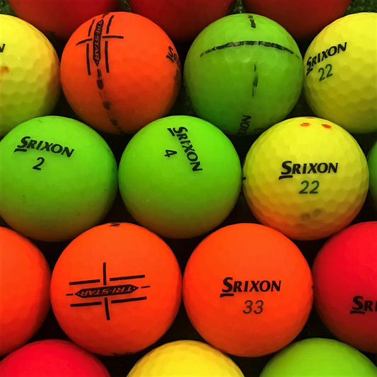 ロストボール スリクソン SRIXON 混合 マットカラー 30球 【A+ABランクマーカー入り】 ゴルフボール 【中古】