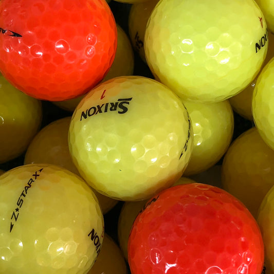ロストボール スリクソン SRIXON 各種混合 カラーボール 30球 【ABランク】 ゴルフボール 【中古】