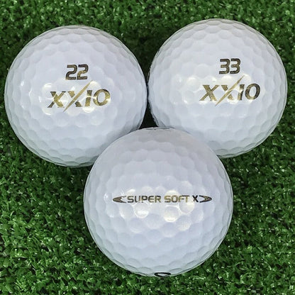 ロストボール ゼクシオ XXIO SUPER SOFT X プレミアムホワイト 12球 【Aランク】 ゴルフボール 【中古】