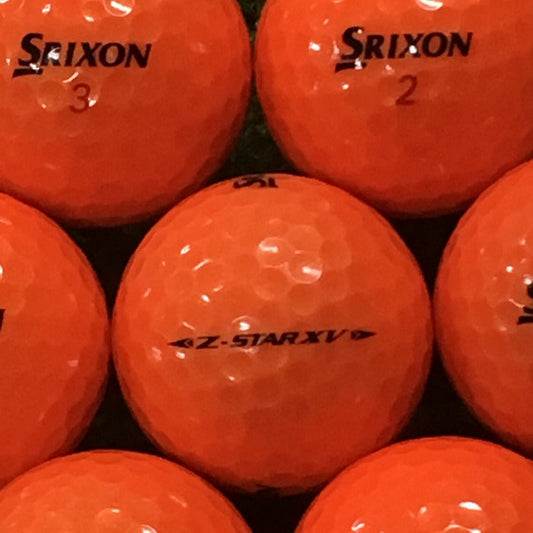 ロストボール スリクソン SRIXON Z-STAR XV 2019年 プレミアムパッションオレンジ 12球 【Aランク】 ゴルフボール 【中古】
